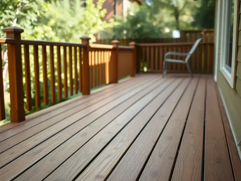 Wood decking