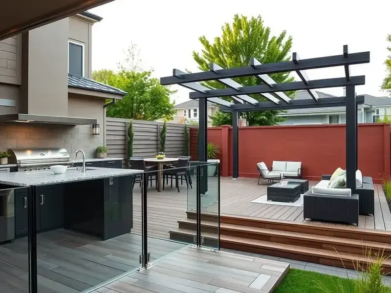 Complete outdoor living transformation