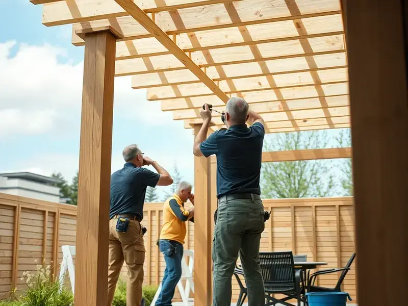 Pergola construction