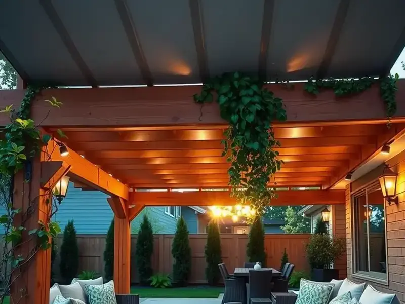 Custom pergola and gazebo construction
